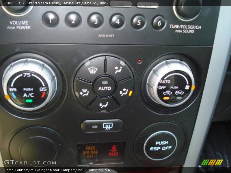 Azure Gray Metallic / Black 2006 Suzuki Grand Vitara Luxury