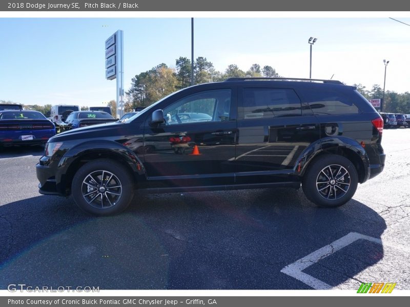 Pitch Black / Black 2018 Dodge Journey SE