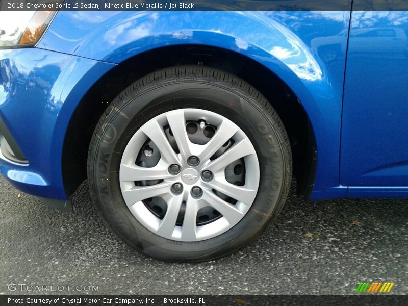 Kinetic Blue Metallic / Jet Black 2018 Chevrolet Sonic LS Sedan