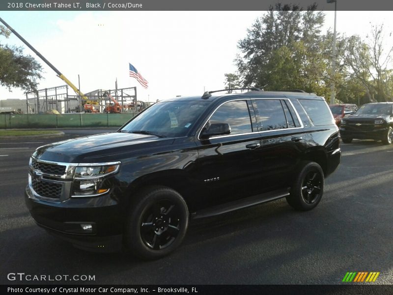 Black / Cocoa/Dune 2018 Chevrolet Tahoe LT