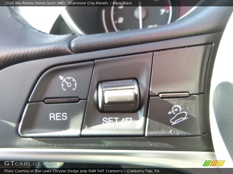 Controls of 2018 Stelvio Sport AWD