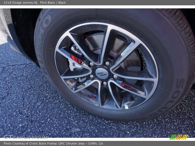 Pitch Black / Black 2018 Dodge Journey SE