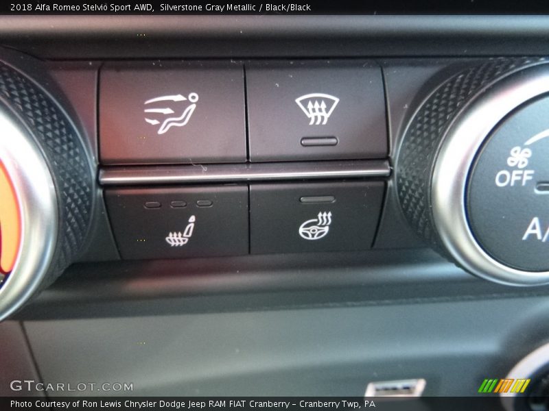 Controls of 2018 Stelvio Sport AWD