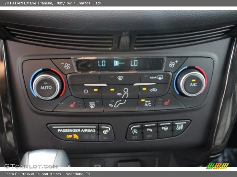 Ruby Red / Charcoal Black 2018 Ford Escape Titanium