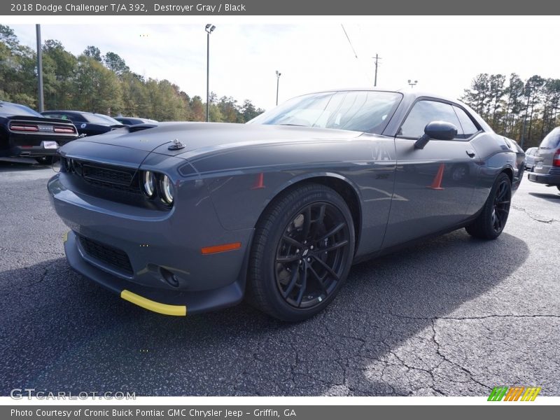 Destroyer Gray / Black 2018 Dodge Challenger T/A 392
