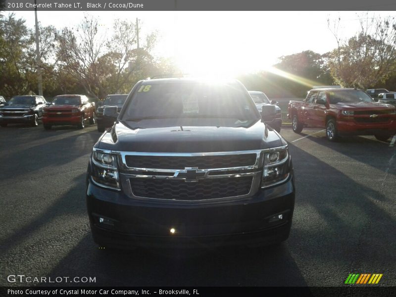 Black / Cocoa/Dune 2018 Chevrolet Tahoe LT