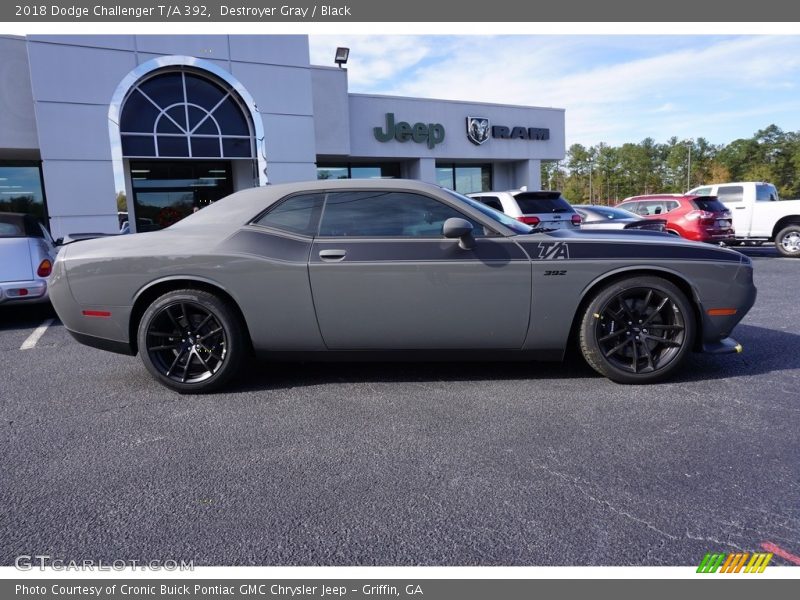 Destroyer Gray / Black 2018 Dodge Challenger T/A 392