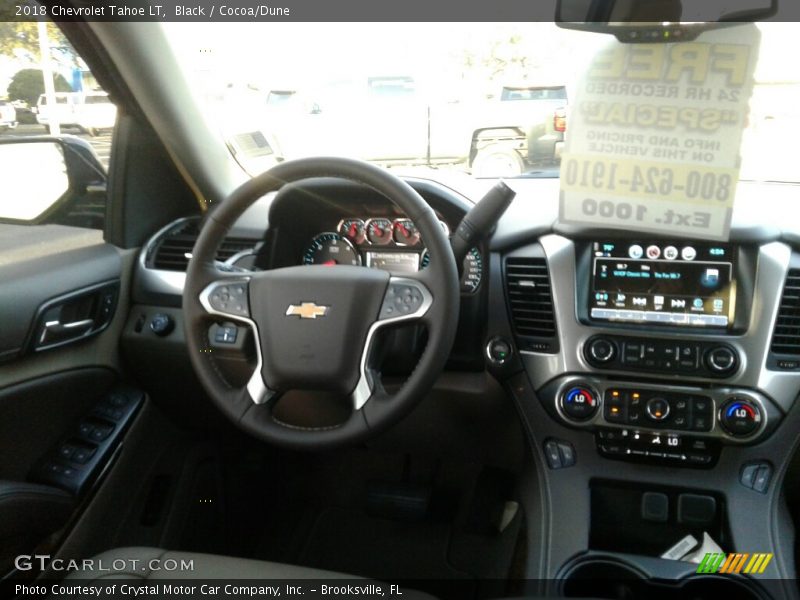 Black / Cocoa/Dune 2018 Chevrolet Tahoe LT