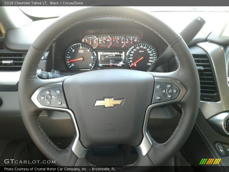 Black / Cocoa/Dune 2018 Chevrolet Tahoe LT