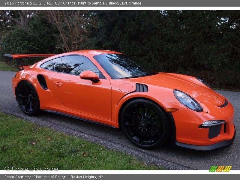Front 3/4 View of 2016 911 GT3 RS