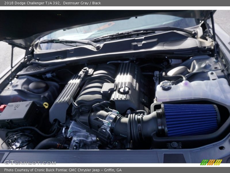Destroyer Gray / Black 2018 Dodge Challenger T/A 392