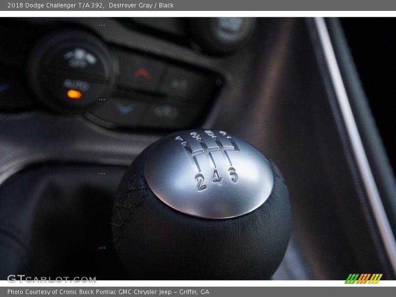 Destroyer Gray / Black 2018 Dodge Challenger T/A 392