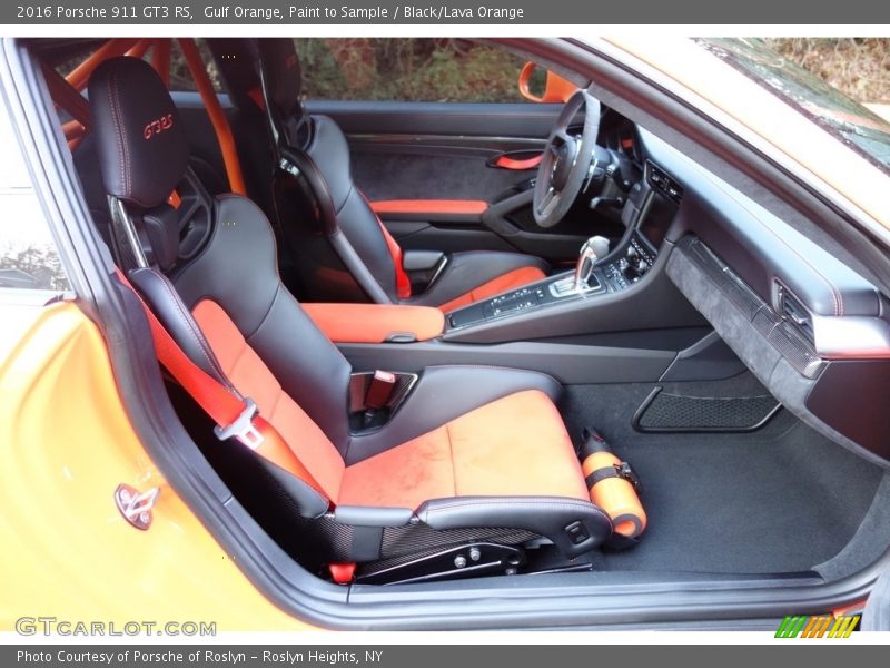 Front Seat of 2016 911 GT3 RS