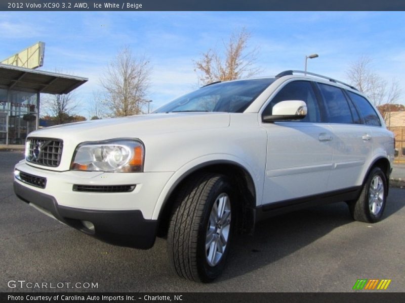 Ice White / Beige 2012 Volvo XC90 3.2 AWD