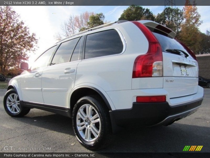 Ice White / Beige 2012 Volvo XC90 3.2 AWD