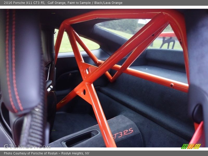 Rear Seat of 2016 911 GT3 RS