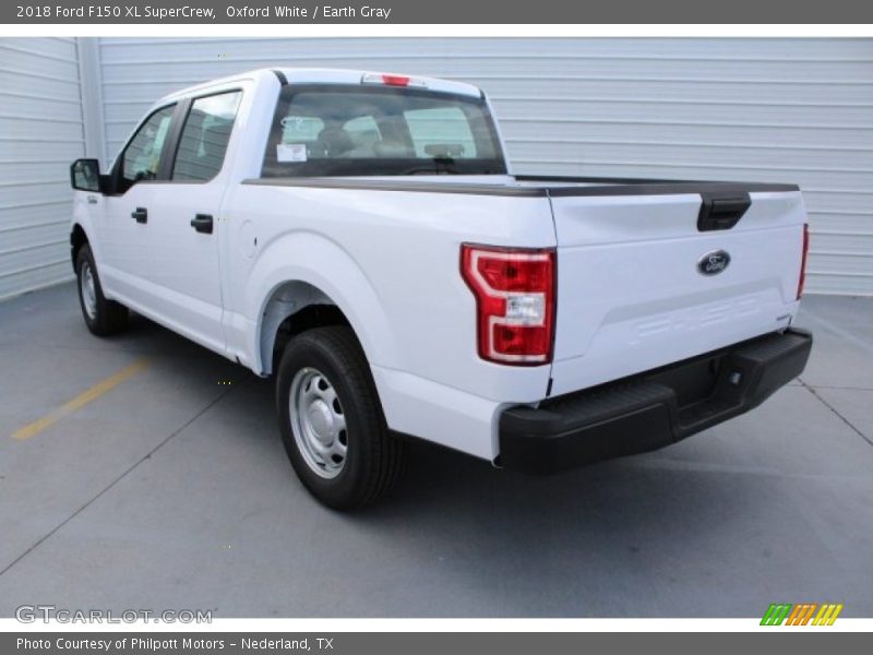 Oxford White / Earth Gray 2018 Ford F150 XL SuperCrew