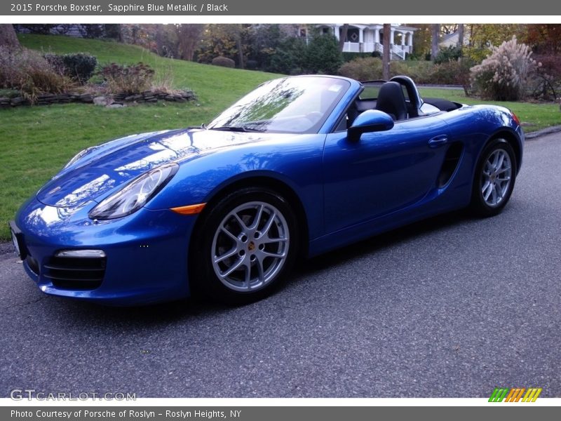 Sapphire Blue Metallic / Black 2015 Porsche Boxster