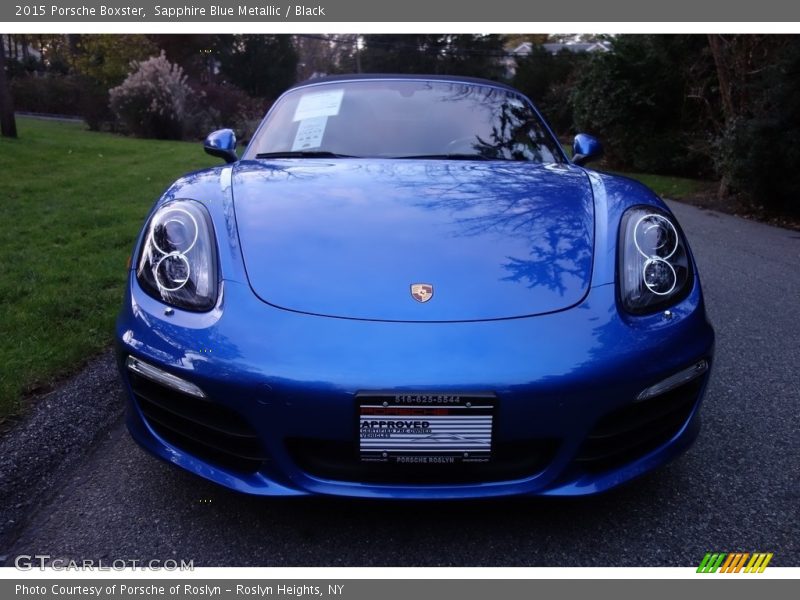 Sapphire Blue Metallic / Black 2015 Porsche Boxster