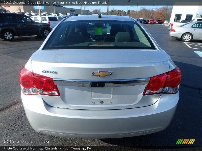 Silver Ice Metallic / Jet Black/Medium Titanium 2012 Chevrolet Cruze LS