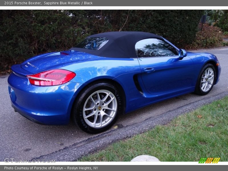 Sapphire Blue Metallic / Black 2015 Porsche Boxster