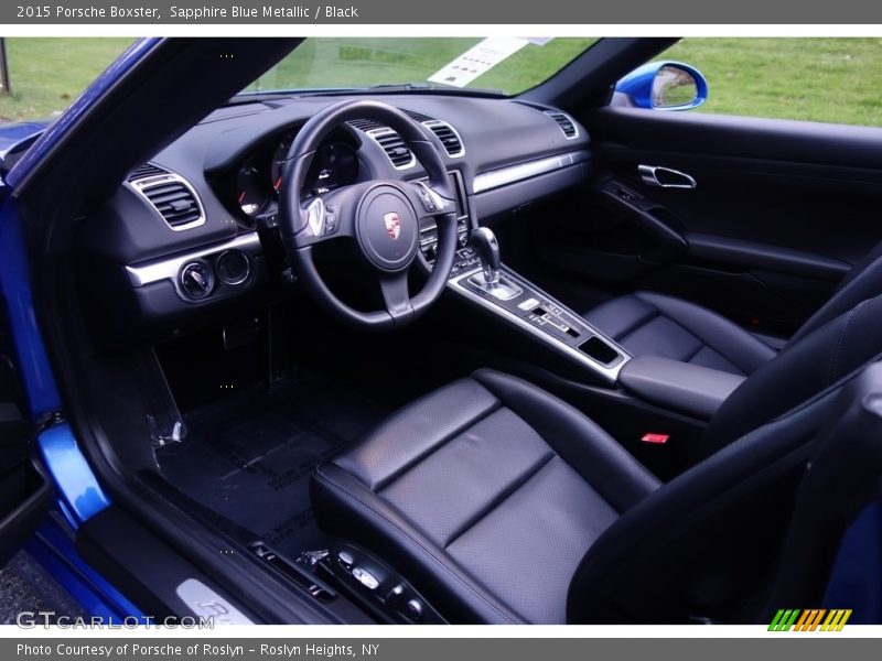 Sapphire Blue Metallic / Black 2015 Porsche Boxster