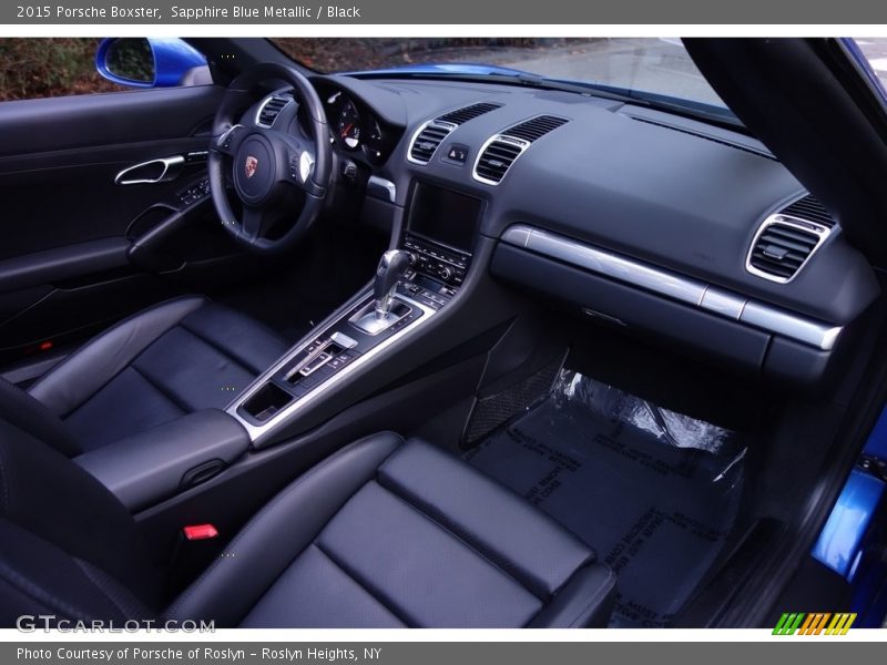 Sapphire Blue Metallic / Black 2015 Porsche Boxster
