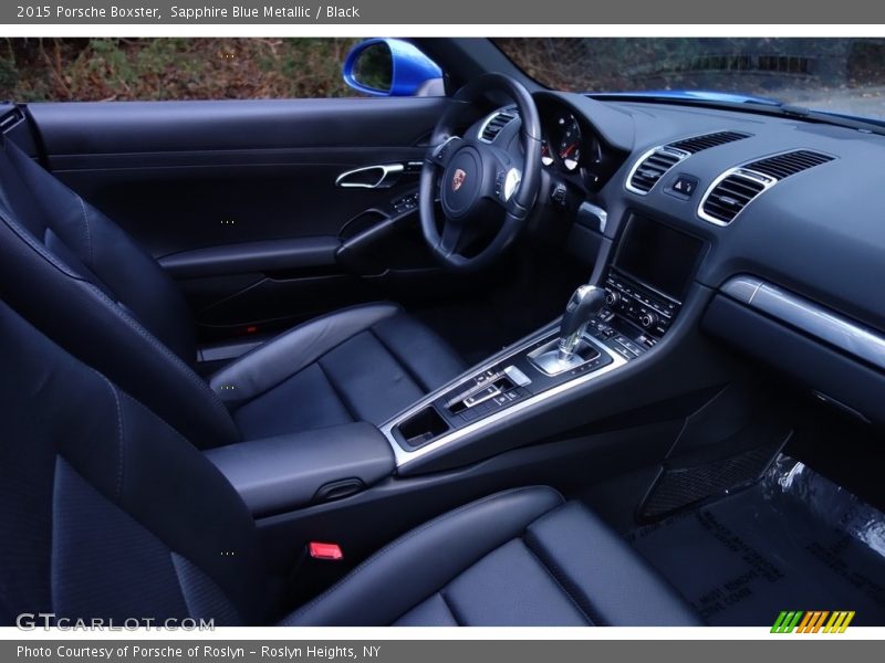 Sapphire Blue Metallic / Black 2015 Porsche Boxster