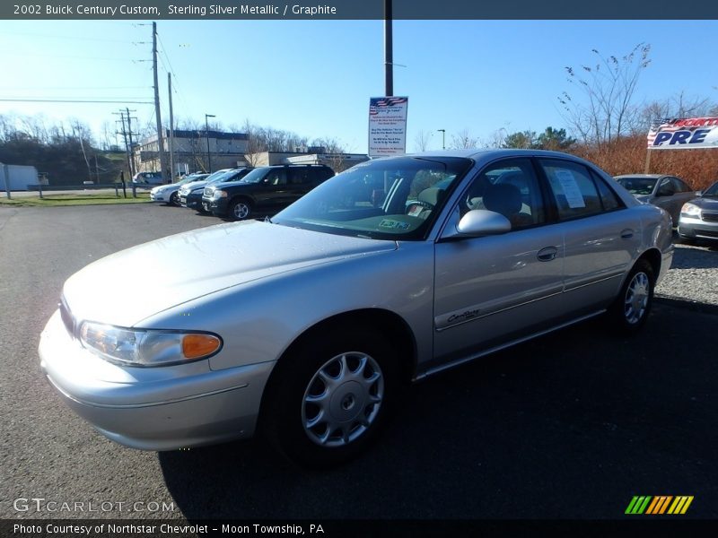 Sterling Silver Metallic / Graphite 2002 Buick Century Custom