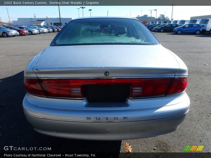 Sterling Silver Metallic / Graphite 2002 Buick Century Custom