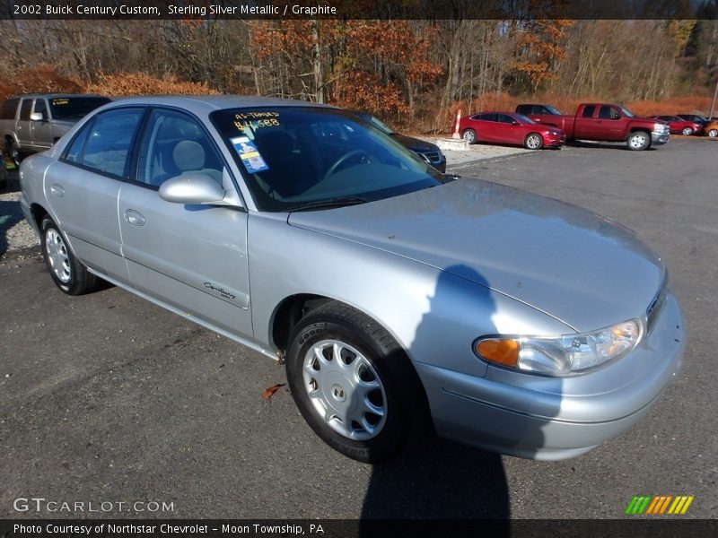 Sterling Silver Metallic / Graphite 2002 Buick Century Custom
