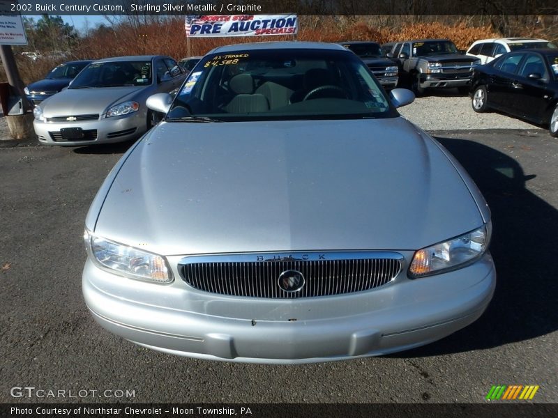 Sterling Silver Metallic / Graphite 2002 Buick Century Custom