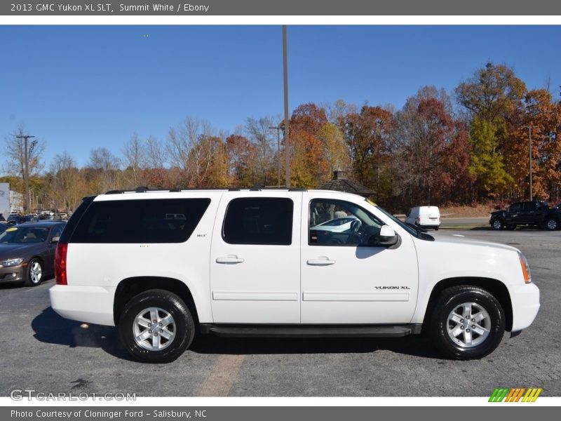 Summit White / Ebony 2013 GMC Yukon XL SLT