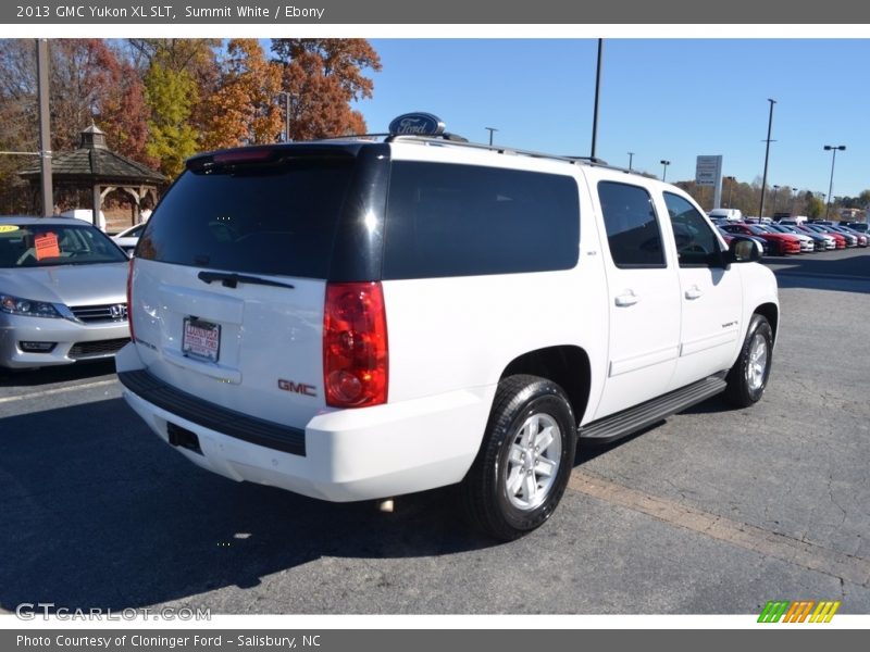 Summit White / Ebony 2013 GMC Yukon XL SLT