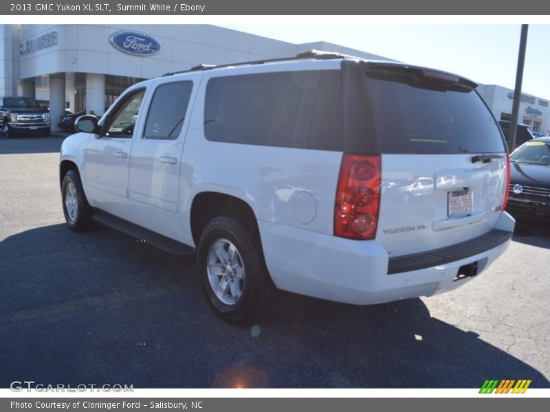 Summit White / Ebony 2013 GMC Yukon XL SLT