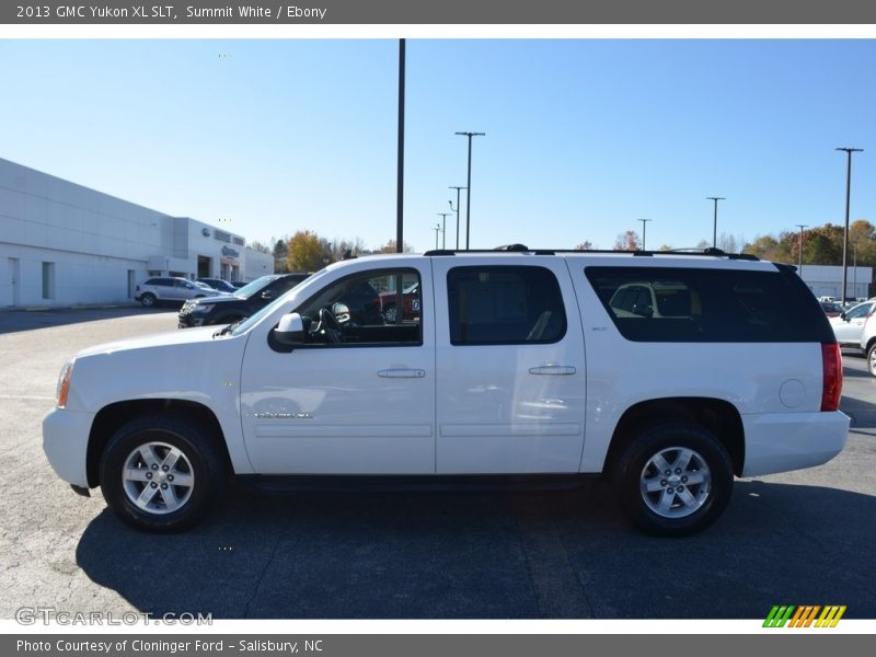 Summit White / Ebony 2013 GMC Yukon XL SLT