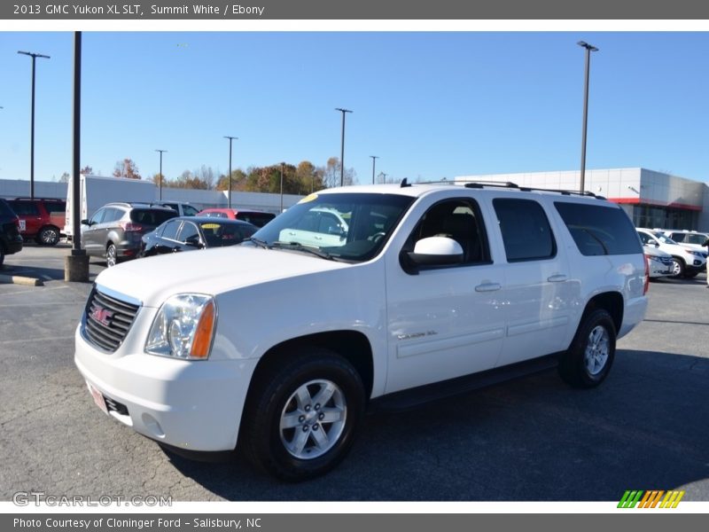Summit White / Ebony 2013 GMC Yukon XL SLT