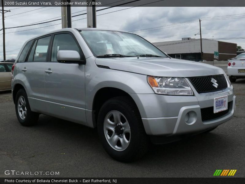 Quicksilver Metallic / Black 2008 Suzuki Grand Vitara