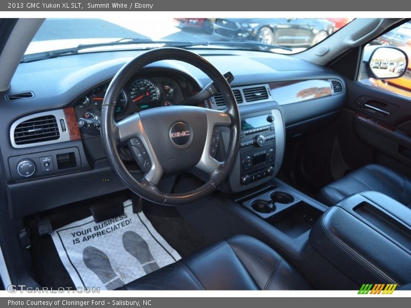 Summit White / Ebony 2013 GMC Yukon XL SLT