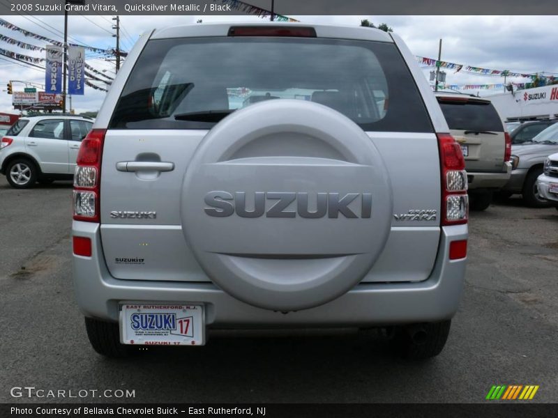 Quicksilver Metallic / Black 2008 Suzuki Grand Vitara