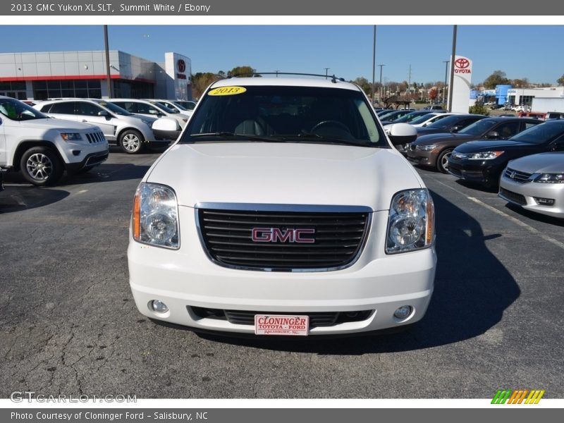 Summit White / Ebony 2013 GMC Yukon XL SLT