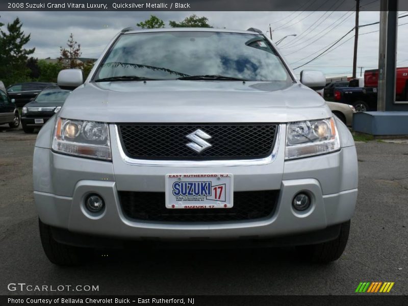 Quicksilver Metallic / Black 2008 Suzuki Grand Vitara Luxury