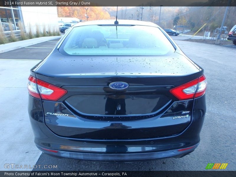 Sterling Gray / Dune 2014 Ford Fusion Hybrid SE