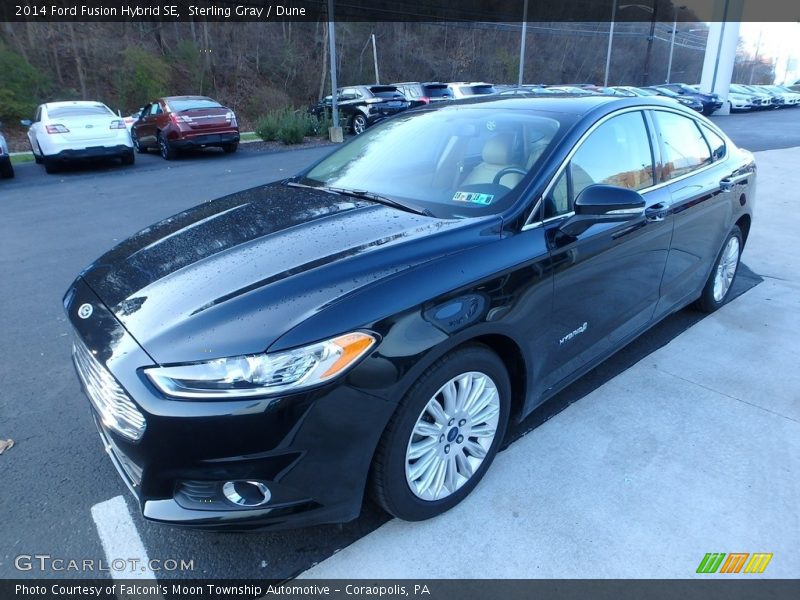 Sterling Gray / Dune 2014 Ford Fusion Hybrid SE