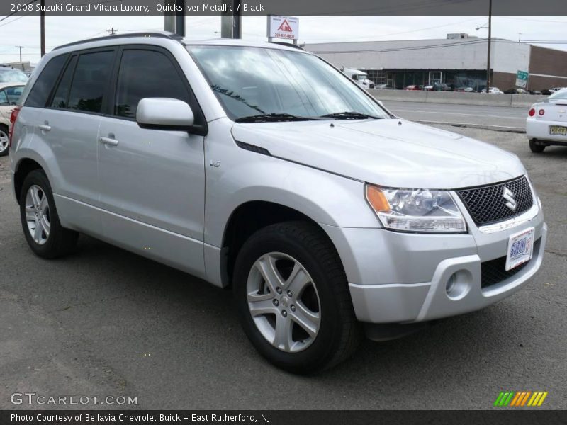 Quicksilver Metallic / Black 2008 Suzuki Grand Vitara Luxury