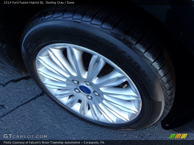 Sterling Gray / Dune 2014 Ford Fusion Hybrid SE