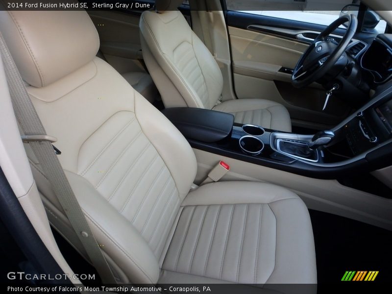 Sterling Gray / Dune 2014 Ford Fusion Hybrid SE