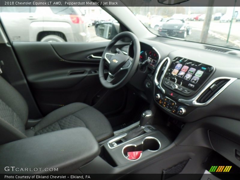Pepperdust Metallic / Jet Black 2018 Chevrolet Equinox LT AWD