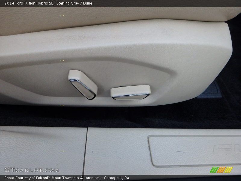 Sterling Gray / Dune 2014 Ford Fusion Hybrid SE