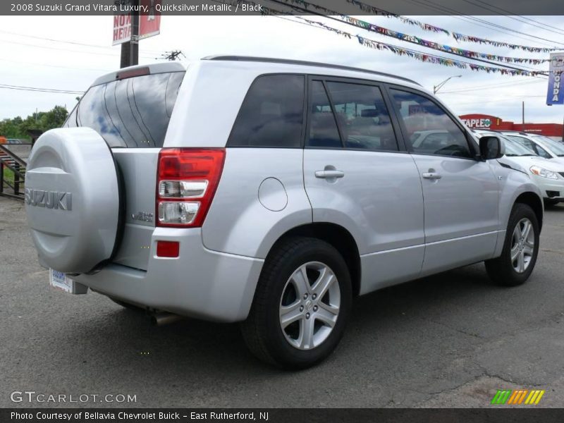 Quicksilver Metallic / Black 2008 Suzuki Grand Vitara Luxury